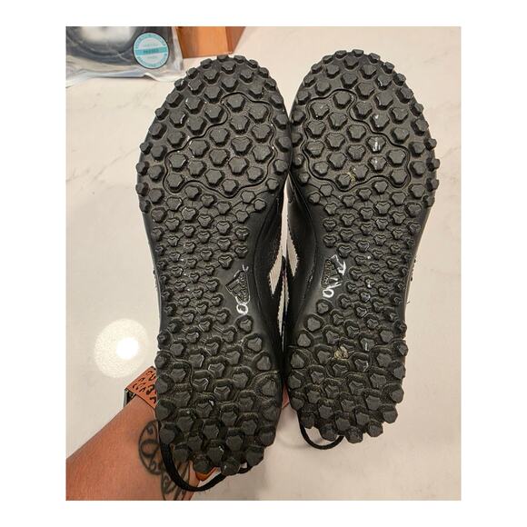 Adidas Kids Soccer Cleats Goletto VII Turf – Black/White – Size 1 - Picture 5 of 5